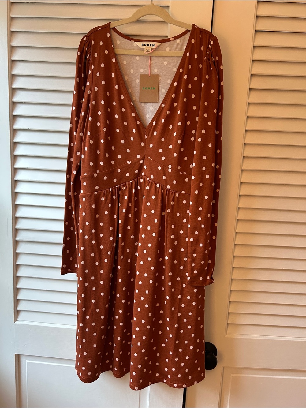 Boden Briony VNeck Jersey Dress NWT